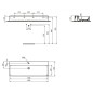 Ideal Standard Conca Ceram - Lavabo 1200x450 mm, sans trop-plein, trou pour robinet, blanc T380601 Ideal Standard Conca Ceram - Lavabo 1200x450 mm, sans trop-plein, trou pour robinet, blanc T380601