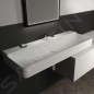 Ideal Standard Conca Ceram - Lavabo 1200x450 mm, sans trop-plein, trou pour robinet, blanc T380601 Ideal Standard Conca Ceram - Lavabo 1200x450 mm, sans trop-plein, trou pour robinet, blanc T380601
