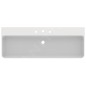 Ideal Standard Conca Ceram - Lavabo 1200x450 mm, sans trop-plein, 3 trous pour robinet, blanc T380701 Ideal Standard Conca Ceram - Lavabo 1200x450 mm, sans trop-plein, 3 trous pour robinet, blanc T380701