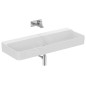 Ideal Standard Conca Ceram - Double-lavabo 1200x450 mm, sans trop-plein, sans trou pour robinet, blanc T380901 Ideal Standard Conca Ceram - Double-lavabo 1200x450 mm, sans trop-plein, sans trou pour robinet, blanc T380901