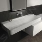 Ideal Standard Conca Ceram - Double-lavabo 1200x450 mm, sans trop-plein, sans trou pour robinet, blanc T380901 Ideal Standard Conca Ceram - Double-lavabo 1200x450 mm, sans trop-plein, sans trou pour robinet, blanc T380901