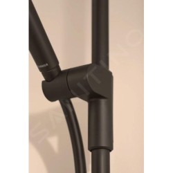 Hansa Viva - Set pomme de douche, barre et flexible, 3 jets, noir mat 4416021033