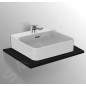 Ideal Standard Conca Ceram - Lavabo à poser 500x450 mm, avec trop-plein, trou pour robinet, blanc T381201