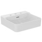 Ideal Standard Conca Ceram - Lavabo à poser 500x450 mm, avec trop-plein, 3 trous pour robinet, blanc T381301 Ideal Standard Conca Ceram - Lavabo à poser 500x450 mm, avec trop-plein, 3 trous pour robinet, blanc T381301