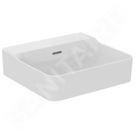 Ideal Standard Conca Ceram - Lavabo à poser 500x450 mm, avec trop-plein, sans trou pour robinet, blanc T381401