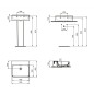 Ideal Standard Conca Ceram - Lavabo à poser 500x450 mm, avec trop-plein, sans trou pour robinet, blanc T381401 Ideal Standard Conca Ceram - Lavabo à poser 500x450 mm, avec trop-plein, sans trou pour robinet, blanc T381401