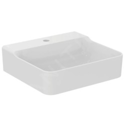 Ideal Standard Conca Ceram - Lavabo à poser 500x450 mm, sans trop-plein, trou pour robinet, blanc T381501