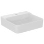 Ideal Standard Conca Ceram - Lavabo à poser 500x450 mm, sans trop-plein, trou pour robinet, blanc T381501