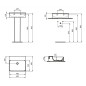Ideal Standard Conca Ceram - Lavabo à poser 500x450 mm, sans trop-plein, sans trou pour robinet, blanc T381701 Ideal Standard Conca Ceram - Lavabo à poser 500x450 mm, sans trop-plein, sans trou pour robinet, blanc T381701