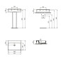 Ideal Standard Conca Ceram - Lavabo à poser 600x450 mm, avec trop-plein, sans trou pour robinet, blanc T382201 Ideal Standard Conca Ceram - Lavabo à poser 600x450 mm, avec trop-plein, sans trou pour robinet, blanc T382201