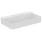 Ideal Standard Conca Ceram - Lavabo à poser 800x450 mm, sans trop-plein, 3 trous pour robinet, blanc T383001 Ideal Standard Conca Ceram - Lavabo à poser 800x450 mm, sans trop-plein, 3 trous pour robinet, blanc T383001