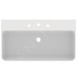 Ideal Standard Conca Ceram - Lavabo à poser 800x450 mm, sans trop-plein, 3 trous pour robinet, blanc T383001 Ideal Standard Conca Ceram - Lavabo à poser 800x450 mm, sans trop-plein, 3 trous pour robinet, blanc T383001