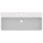 Ideal Standard Conca Ceram - Lavabo à poser 1000x450 mm, avec trop-plein, 3 trous pour robinet, blanc T383301 Ideal Standard Conca Ceram - Lavabo à poser 1000x450 mm, avec trop-plein, 3 trous pour robinet, blanc T383301