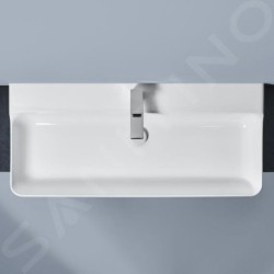 Ideal Standard Conca Ceram - Lavabo à poser 1000x450 mm, sans trop-plein, trou pour robinet, blanc T383501