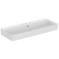 Ideal Standard Conca Ceram - Lavabo à poser 1200x450 mm, avec trop-plein, 3 trous pour robinet, blanc T384001 Ideal Standard Conca Ceram - Lavabo à poser 1200x450 mm, avec trop-plein, 3 trous pour robinet, blanc T384001