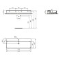 Ideal Standard Conca Ceram - Lavabo à poser 1200x450 mm, avec trop-plein, 3 trous pour robinet, blanc T384001 Ideal Standard Conca Ceram - Lavabo à poser 1200x450 mm, avec trop-plein, 3 trous pour robinet, blanc T384001