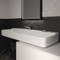 Ideal Standard Conca Ceram - Lavabo à poser 1200x450 mm, sans trop-plein, trou pour robinet, blanc T384201