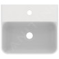 Ideal Standard Conca Ceram - Lave-main 400x350 mm, sans trop-plein, trou pour robinet, blanc T387401