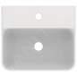 Ideal Standard Conca Ceram - Lave-main à poser 400x350 mm, sans trop-plein, trou pour robinet, blanc T387801