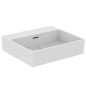 Ideal Standard Extra - Lavabo à poser 500x450 mm, avec trop-plein, sans trou pour robinet, blanc T388601