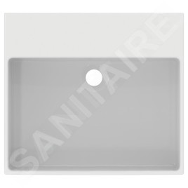 Ideal Standard Extra - Lavabo à poser 500x450 mm, avec trop-plein, sans trou pour robinet, blanc T388601