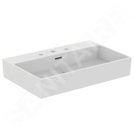 Ideal Standard Extra - Lavabo 700x450 mm, avec trop-plein, 3 trous pour robinet, blanc T389201