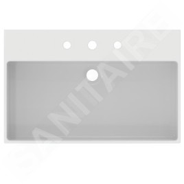 Ideal Standard Extra - Lavabo 700x450 mm, avec trop-plein, 3 trous pour robinet, blanc T389201