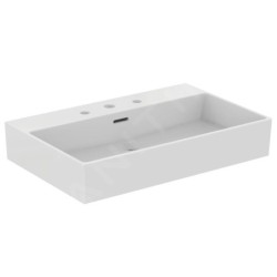 Ideal Standard Extra - Lavabo à poser 700x450 mm, avec trop-plein, 3 trous pour robinet, blanc T389501