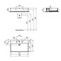 Ideal Standard Extra - Lavabo à poser 700x450 mm, avec trop-plein, 3 trous pour robinet, blanc T389501 Ideal Standard Extra - Lavabo à poser 700x450 mm, avec trop-plein, 3 trous pour robinet, blanc T389501