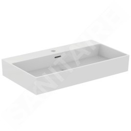 Ideal Standard Extra - Lavabo à poser 800x450 mm, avec trop-plein, trou pour robinet, blanc T389901