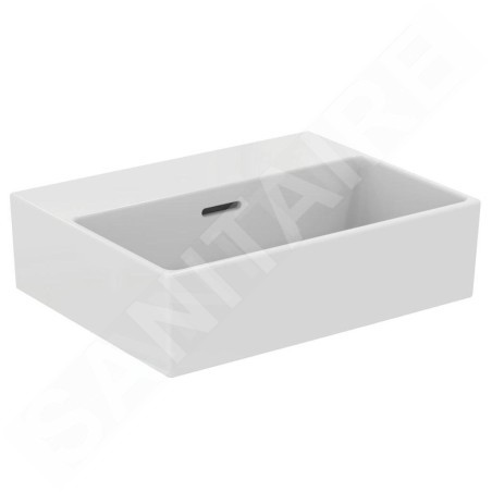 Ideal Standard Extra - Lave-main à poser 450x350 mm, avec trop-plein, sans trou pour robinet, blanc T391801