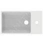 Ideal Standard Extra - Lave-main à poser 450x250 mm, avec trop-plein, trou pour robinet à droite, blanc T392301