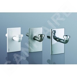 Geberit Accessoires - Kit de finition de lavabo avec un piège à odeurs sous le plâtre, blanc alpin 115.416.11.1