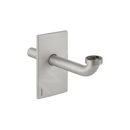 Geberit Accessoires - Kit de finition de lavabo avec un piège à odeurs sous le plâtre, inox brossé 115.415.00.1