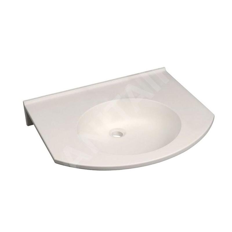 Geberit Publica - Lavabo adapté aux PMR, 600x550x115 mm, sans trop-plein, sans trou pour le robinet, blanc alpin 501.040.11.1 Geberit Publica - Lavabo adapté aux PMR, 600x550x115 mm, sans trop-plein, sans trou pour le robinet, blanc alpin 501.040.11.1