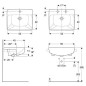 Geberit VariForm - Vasque semi-encastrée, 550x450 mm, avec trop-plein, trou pour robinetterie, blanc 500.681.01.1 Geberit VariForm - Vasque semi-encastrée, 550x450 mm, avec trop-plein, trou pour robinetterie, blanc 500.681.01.1