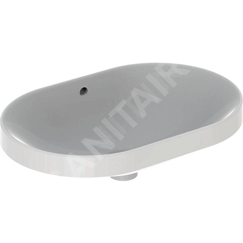 Geberit VariForm - Vasque à encastrer 600x400 mm, avec trop-plein, blanc 500.728.01.2 Geberit VariForm - Vasque à encastrer 600x400 mm, avec trop-plein, blanc 500.728.01.2