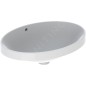 Geberit VariForm - Vasque à encastrer 550x400 mm, avec trop-plein, blanc 500.716.01.2