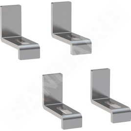 Geberit Accessoires - Eléments de fixation pour lavabo avec montage par le bas, 4 pcs 554020000