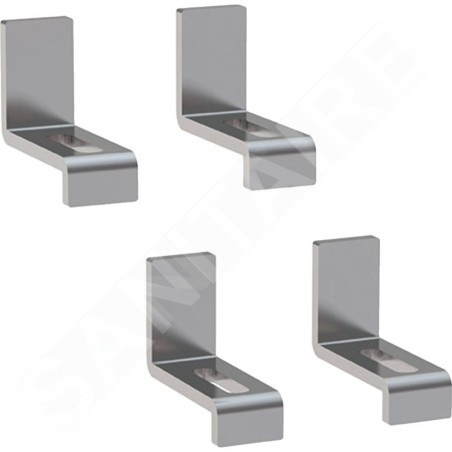 Geberit Accessoires - Eléments de fixation pour lavabo avec montage par le bas, 4 pcs 554020000