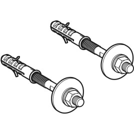 Geberit Accessoires - Elément de fixation pour lave-mains, 2 pcs 500.122.00.1
