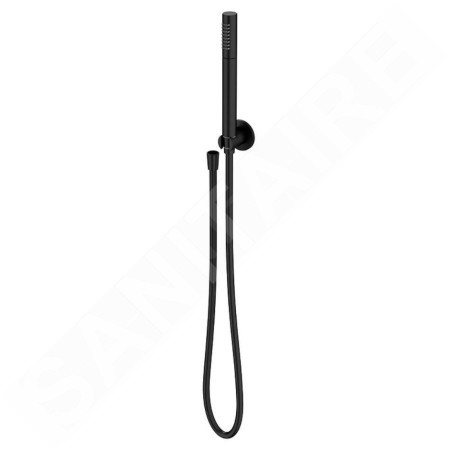 Cersanit Inverto - Set de pommeau de douche, support et flexible, noir S951-399