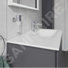 Duravit ME by Starck - Lavabo asymétrique 830x490 mm, 1 trou pour robinetterie à droite, blanc 2346830000