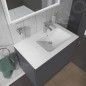 Duravit ME by Starck - Lavabo asymétrique 830x490 mm, 1 trou pour robinetterie à droite, blanc 2346830000 Duravit ME by Starck - Lavabo asymétrique 830x490 mm, 1 trou pour robinetterie à droite, blanc 2346830000