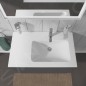 Duravit ME by Starck - Lavabo asymétrique 830x490 mm, 1 trou pour robinetterie à droite, blanc 2346830000 Duravit ME by Starck - Lavabo asymétrique 830x490 mm, 1 trou pour robinetterie à droite, blanc 2346830000