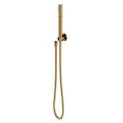 Cersanit Inverto - Set de pommeau de douche, support et flexible, doré S951-400