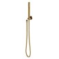 Cersanit Inverto - Set de pommeau de douche, support et flexible, doré S951-400