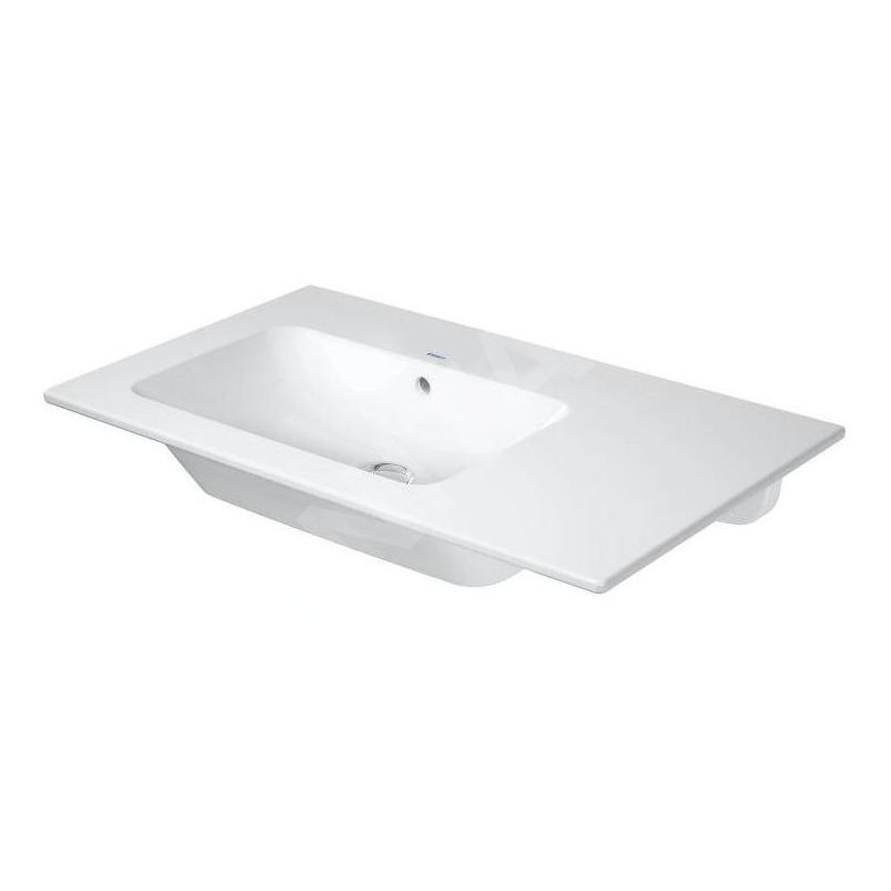 Duravit ME by Starck - Lavabo asymétrique 830x490 mm, WonderGliss, blanc 23458300601 Duravit ME by Starck - Lavabo asymétrique 830x490 mm, WonderGliss, blanc 23458300601