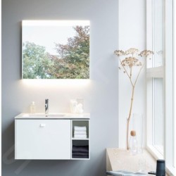 Duravit ME by Starck - Lavabo asymétrique 830x490 mm, WonderGliss, blanc 23458300601