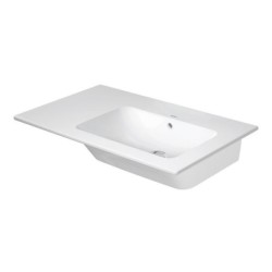 Duravit ME by Starck - Lavabo asymétrique 830x490 mm, WonderGliss, blanc mat 23468332601